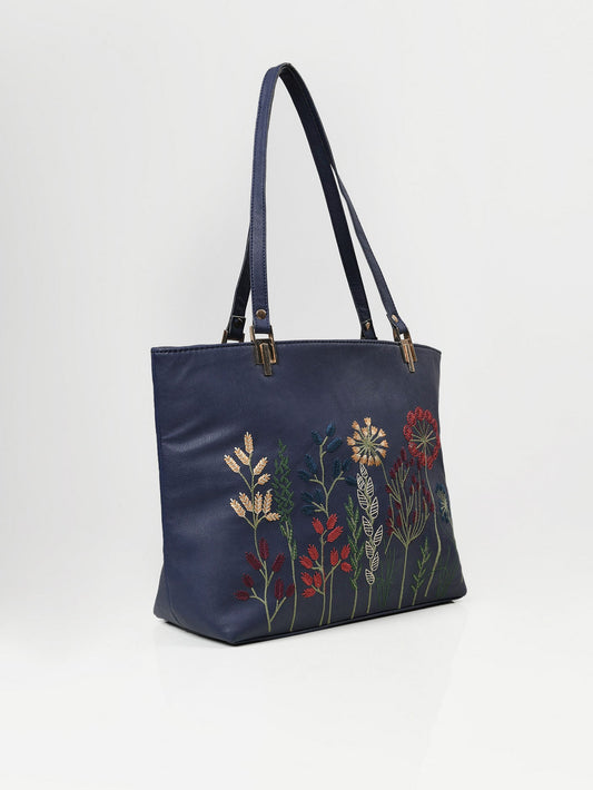 Limelight - Embroidered Shoulder Bag