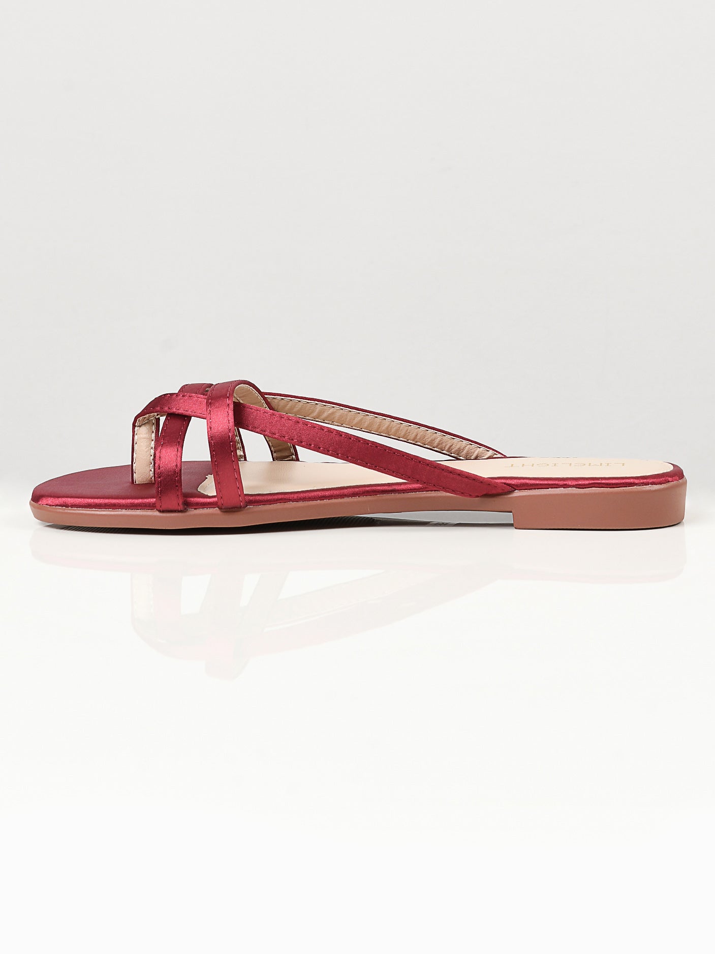 Limelight - Satin Strap Flats