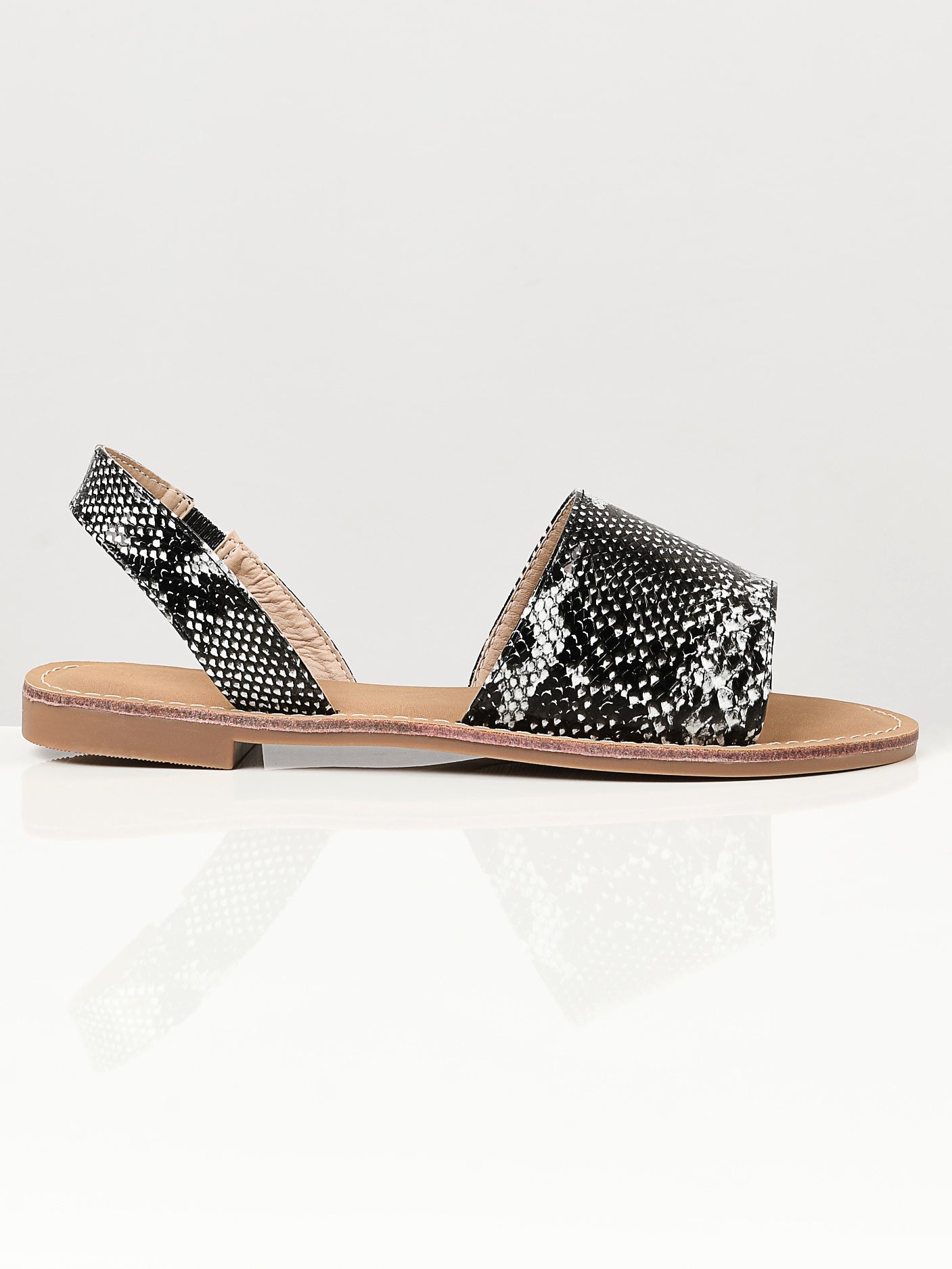 Limelight - Printed Sandals - Black