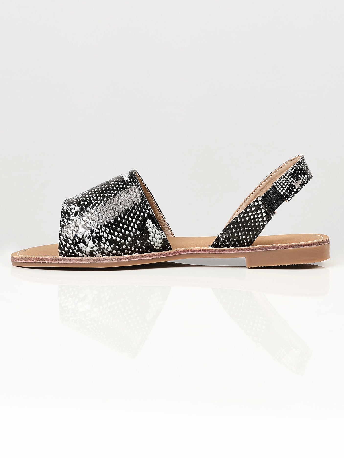 Limelight - Printed Sandals - Black