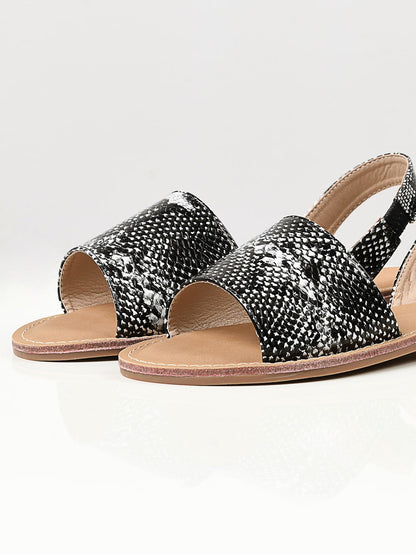 Limelight - Printed Sandals - Black