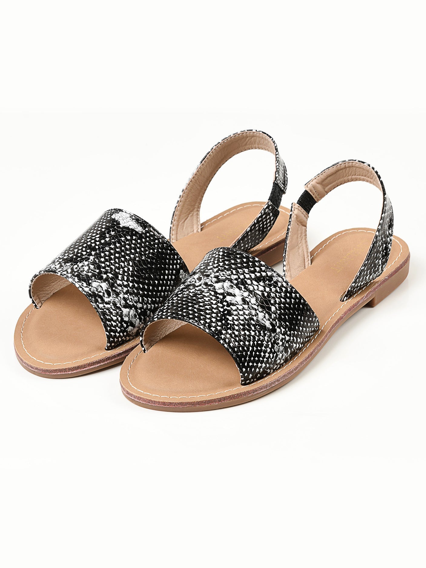 Limelight - Printed Sandals - Black