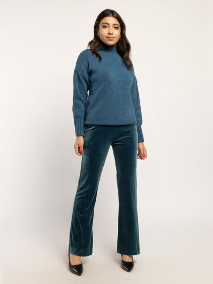 Plain Velvet Trousers