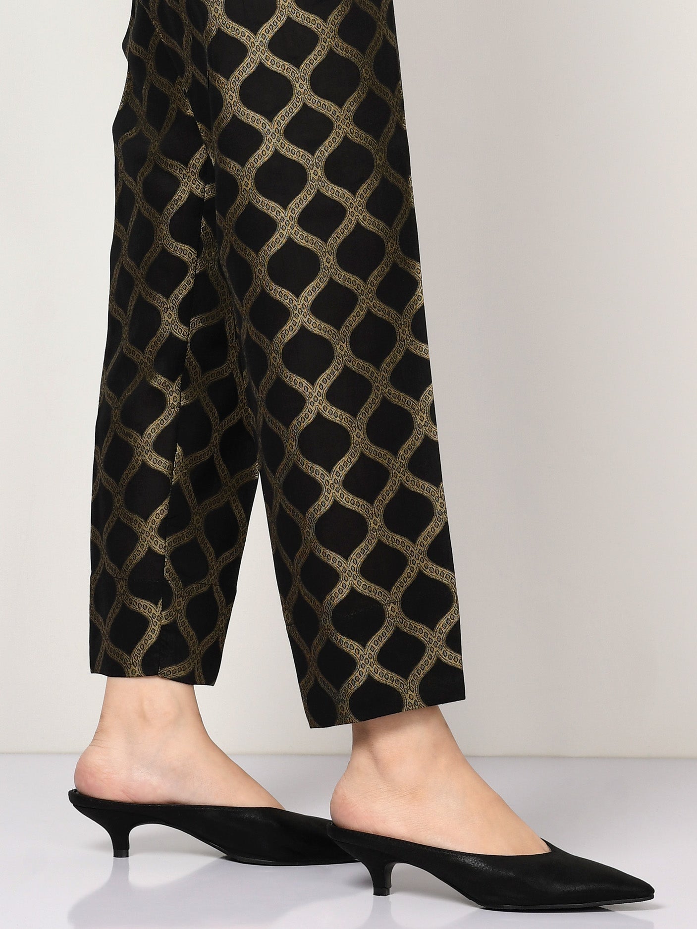 Limelight - Jacquard Straight Trouser