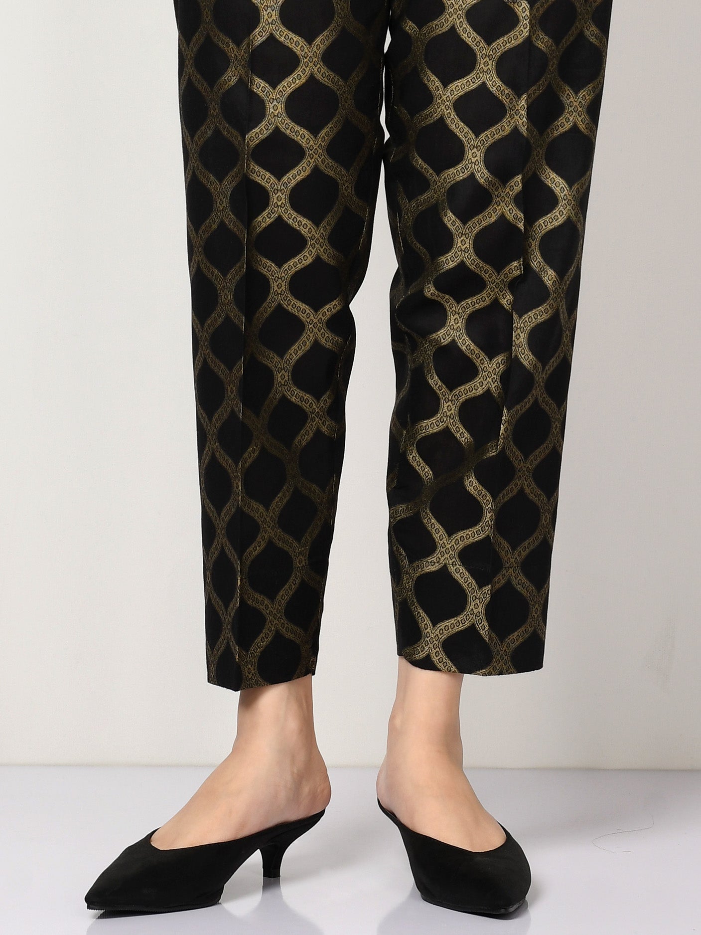 Limelight - Jacquard Straight Trouser