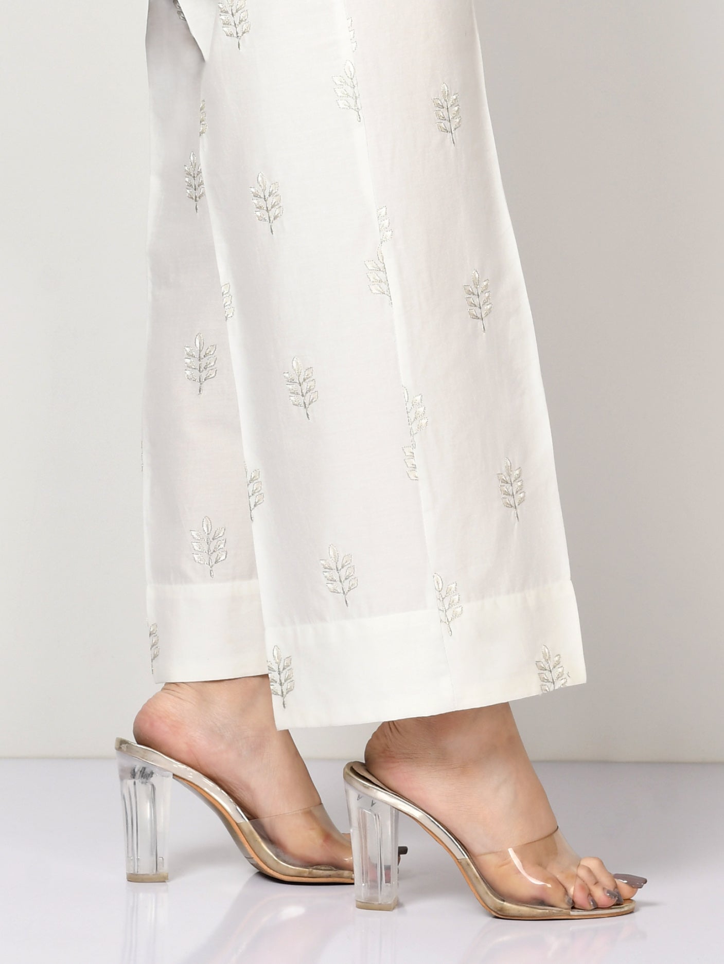 Limelight - Embroidered Winter Cotton Pants