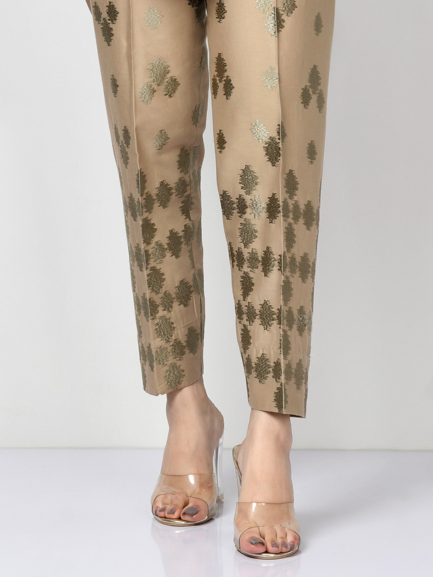 Limelight - Embroidered Winter Cotton Trouser