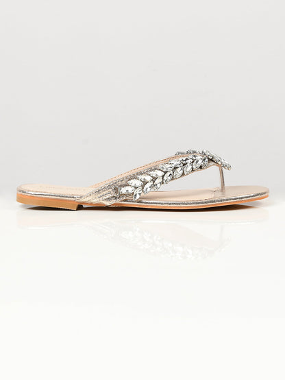 Limelight - Stone Studded Sandals - Gold