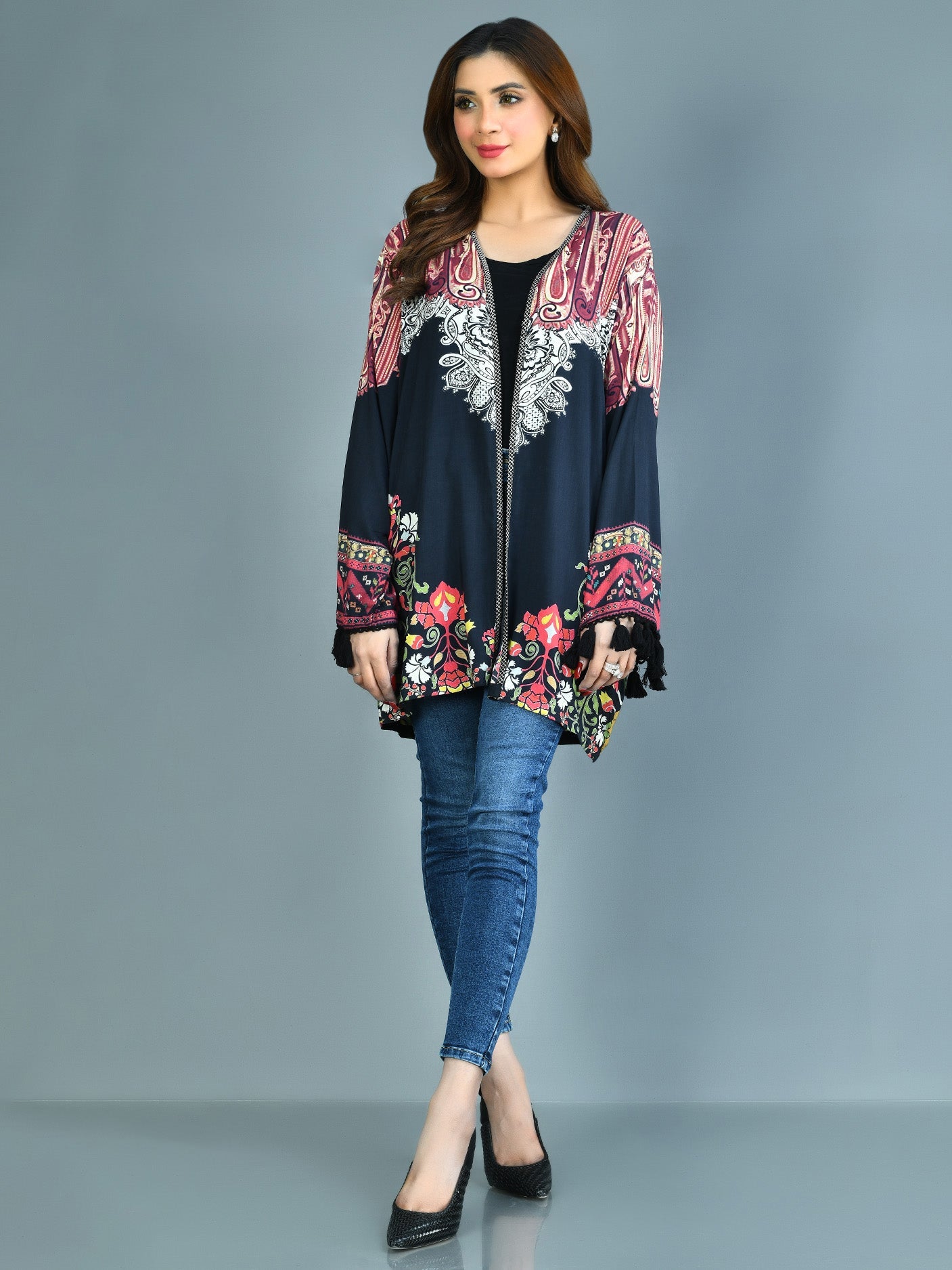 Limelight - Printed Cardigan