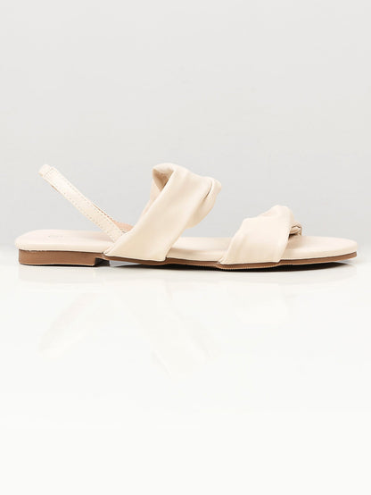 Limelight - Plain Sandals - Cream