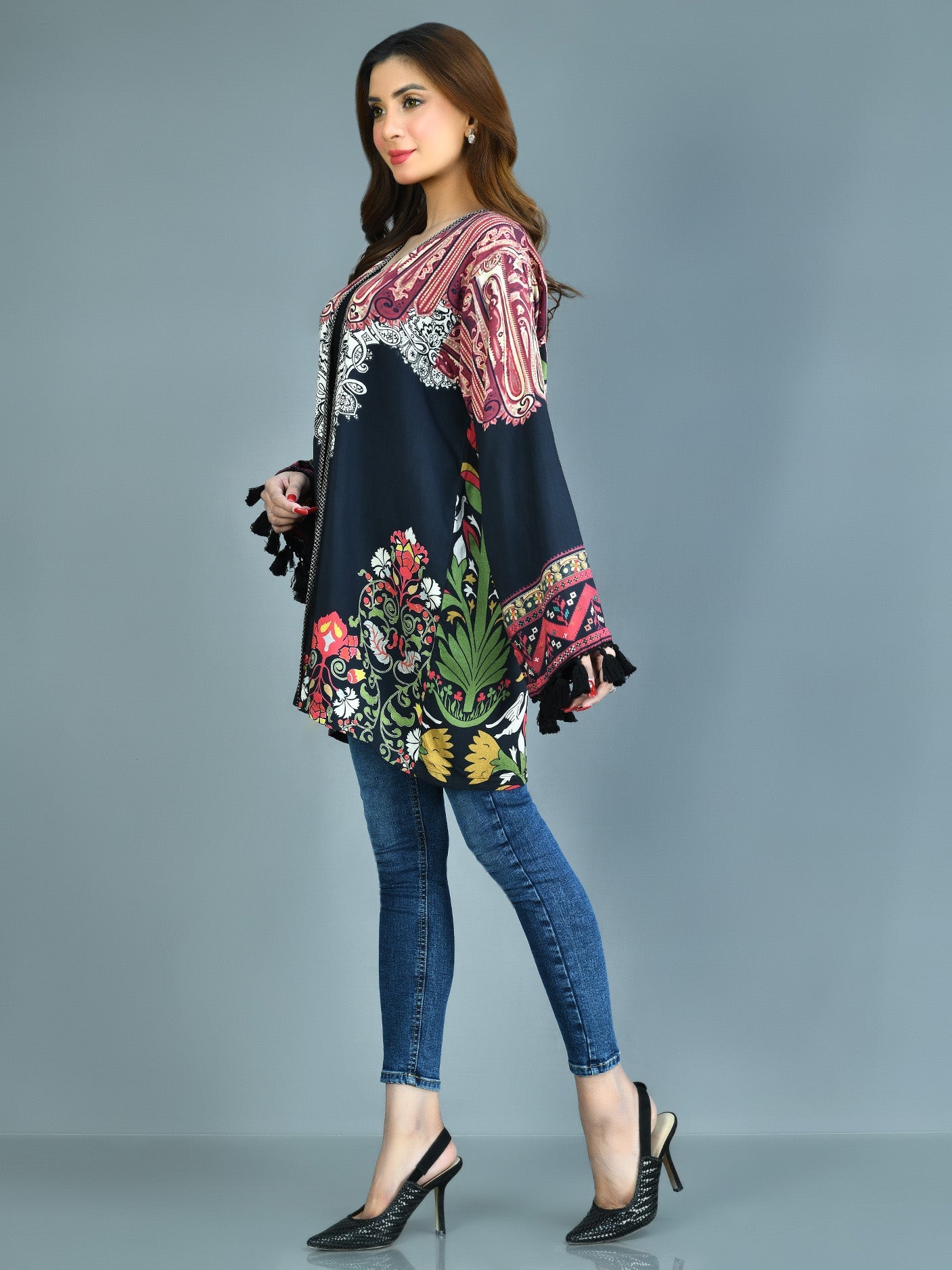 Limelight - Printed Cardigan