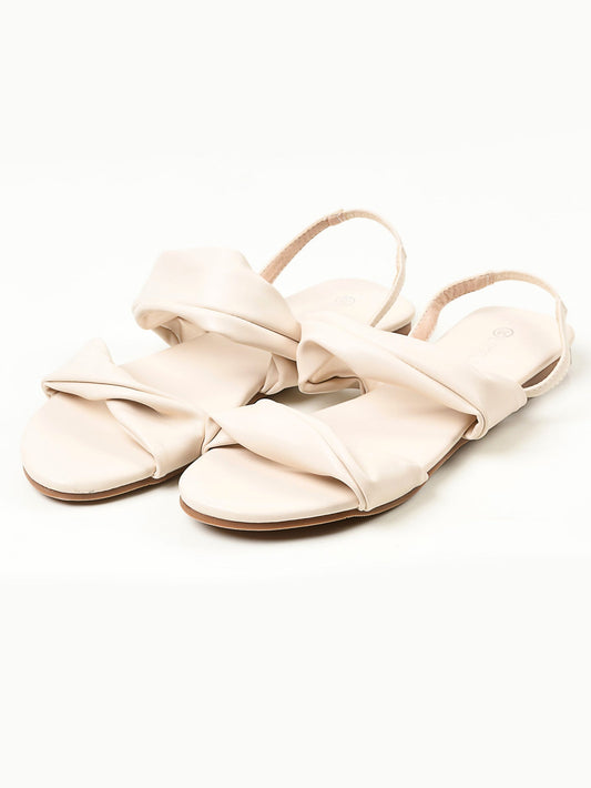 Limelight - Plain Sandals - Cream