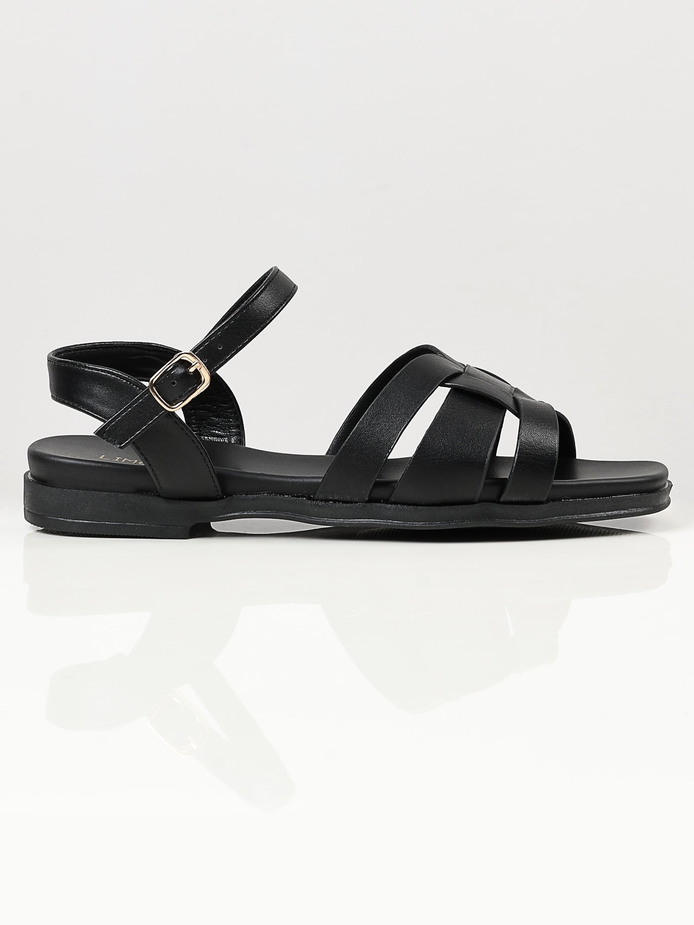 Limelight - Plain Strap Sandals - Black