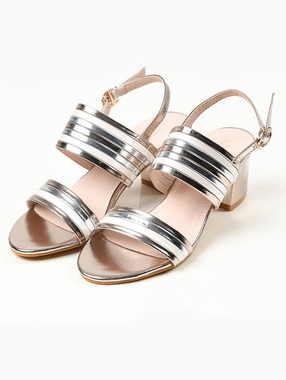 Limelight - Striped Heels - Gold