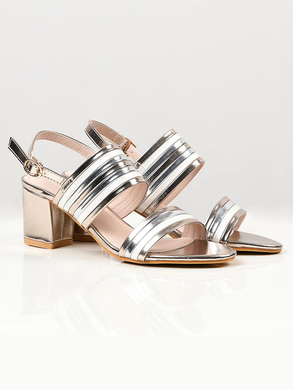 Limelight - Striped Heels - Gold