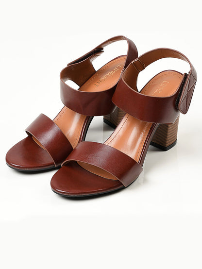 Limelight - Plain Block Heels - Brown