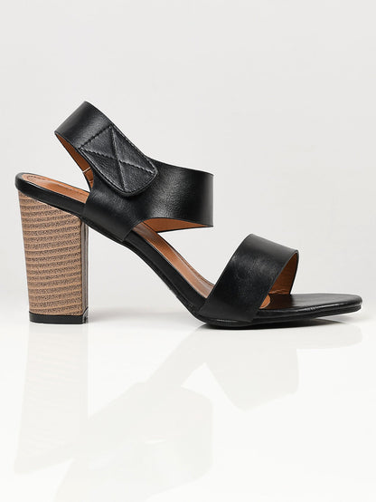 Limelight - Plain Block Heels - Black