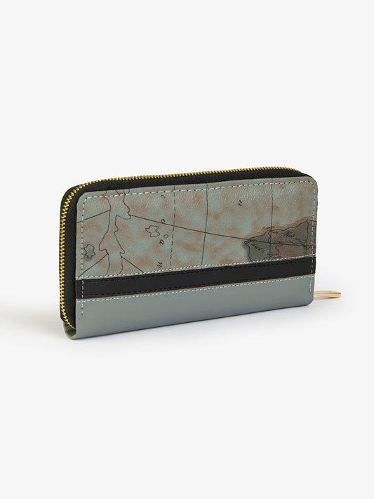 Limelight - Map Printed Pattern Wallet