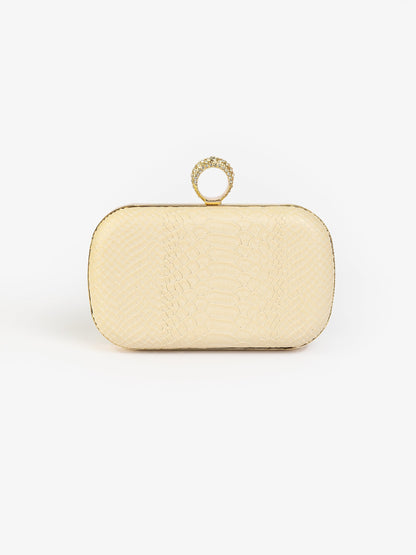 Limelight - Croc Patterned Clutch