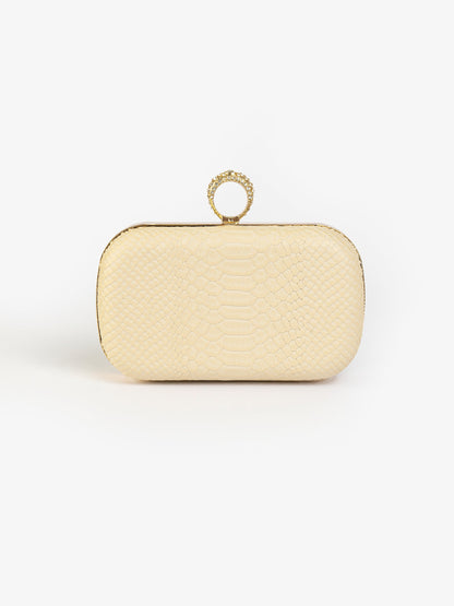 Limelight - Croc Patterned Clutch