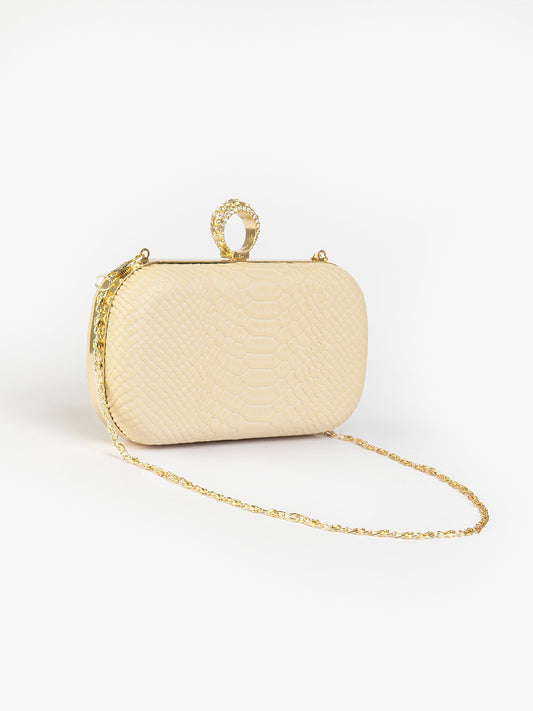 Limelight - Croc Patterned Clutch