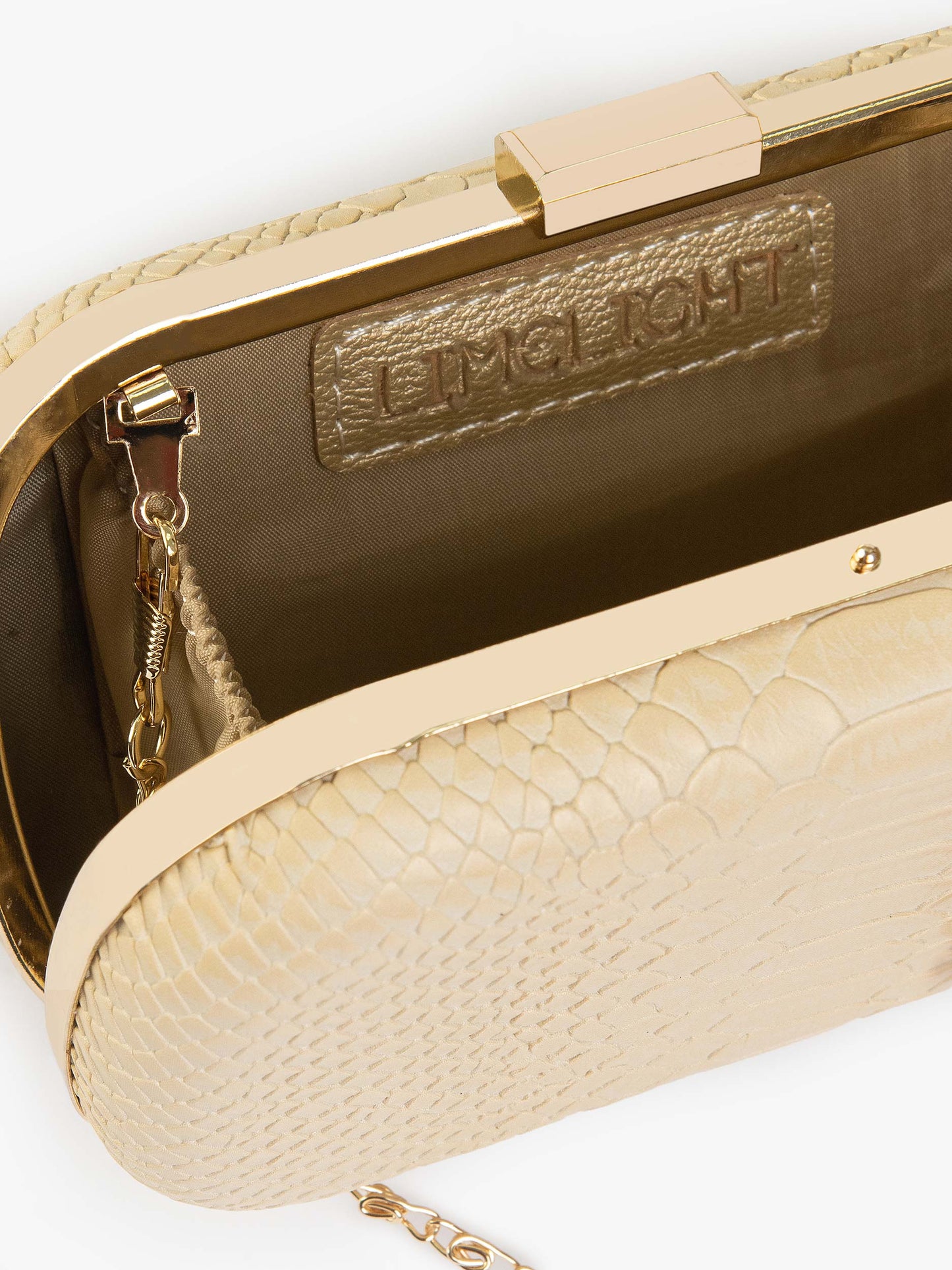 Limelight - Croc Pattened Clutch