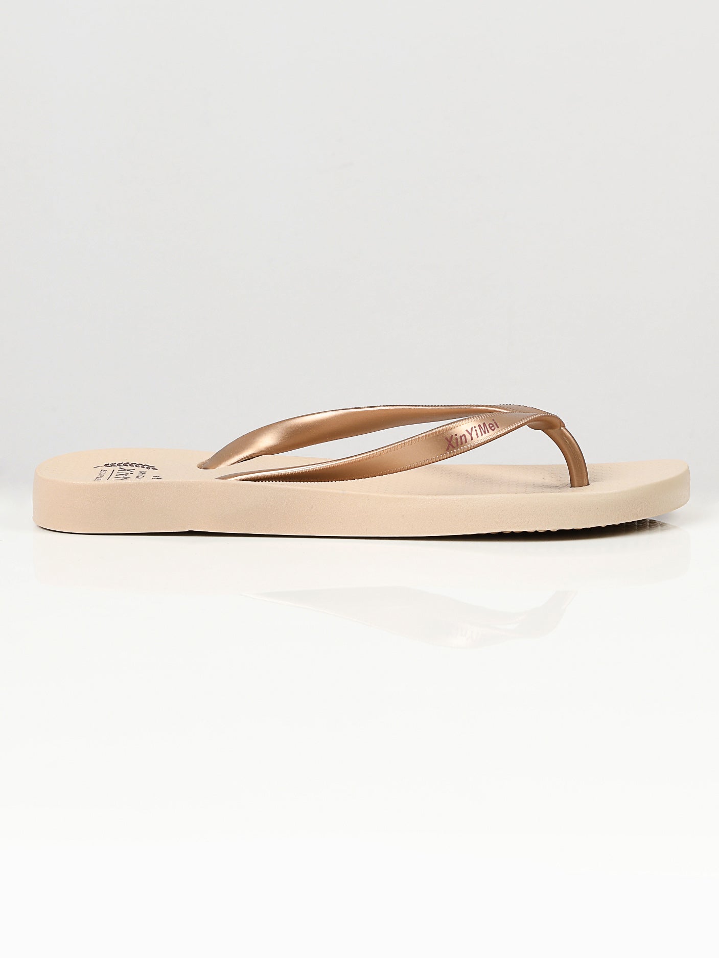 Limelight - Plain Flip Flops - Gold