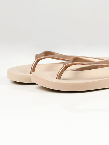 Limelight - Plain Flip Flops - Gold