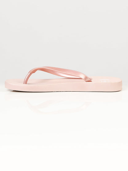 Limelight - Plain Flip Flops - Light Peach