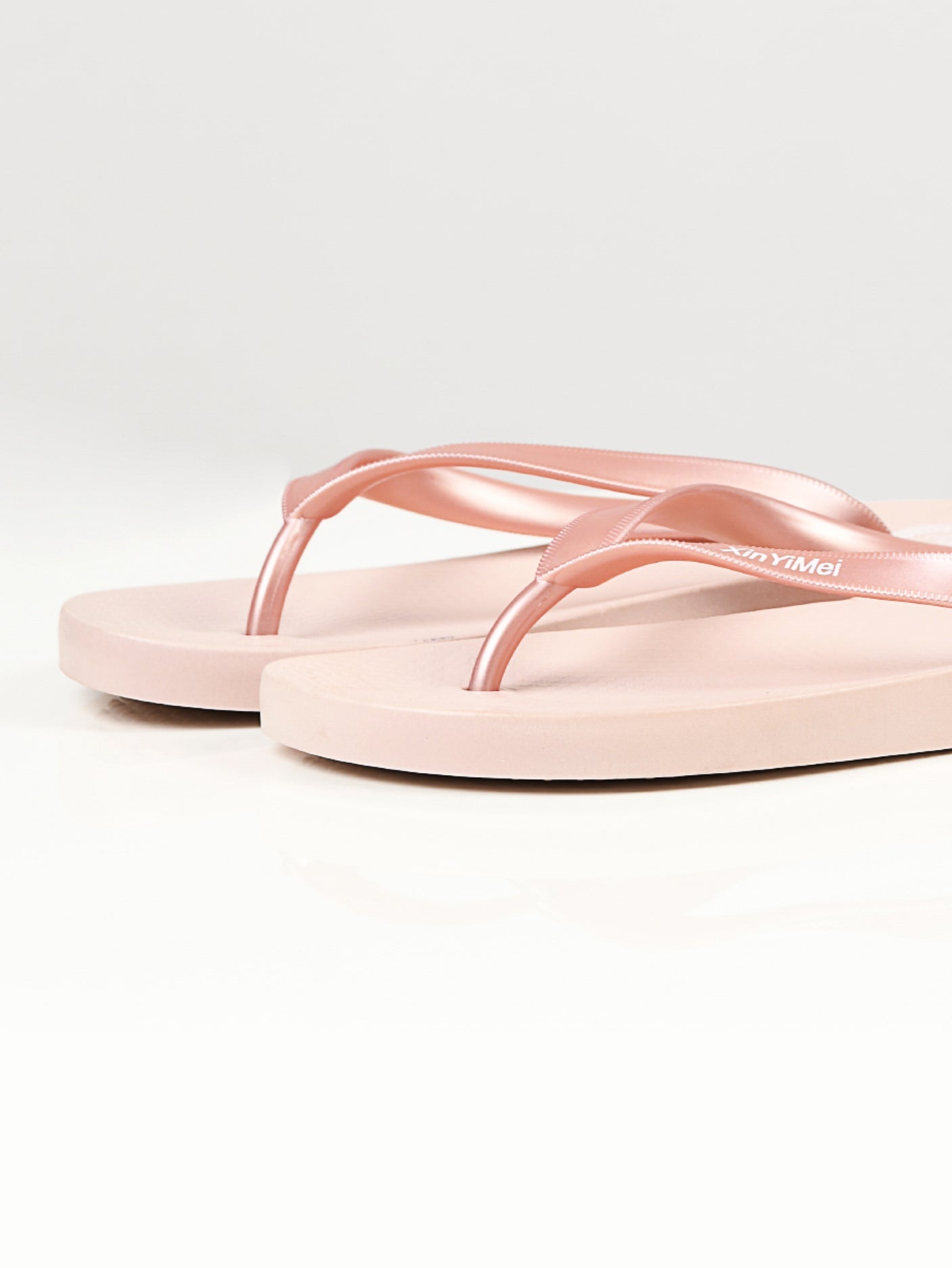 Limelight - Plain Flip Flops - Light Peach