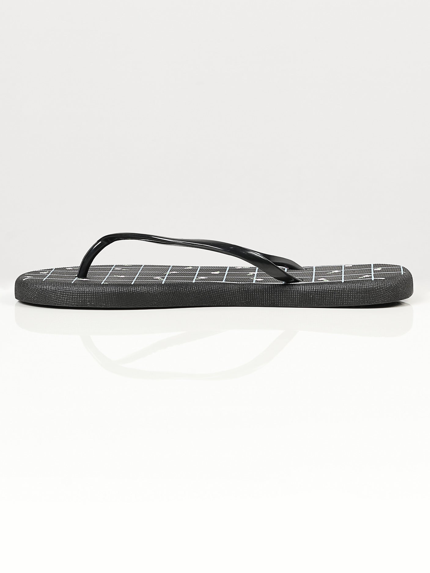 Limelight - Printed Flip Flops - Black