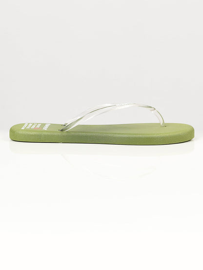 Limelight - Plain Flip Flops - Green