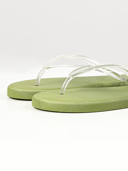 Limelight - Plain Flip Flops - Green