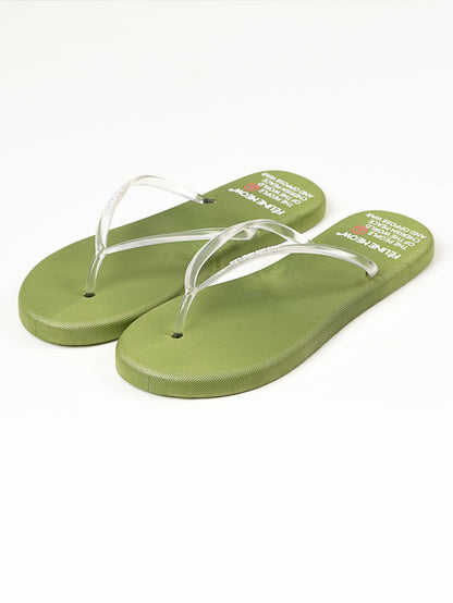 Limelight - Plain Flip Flops - Green