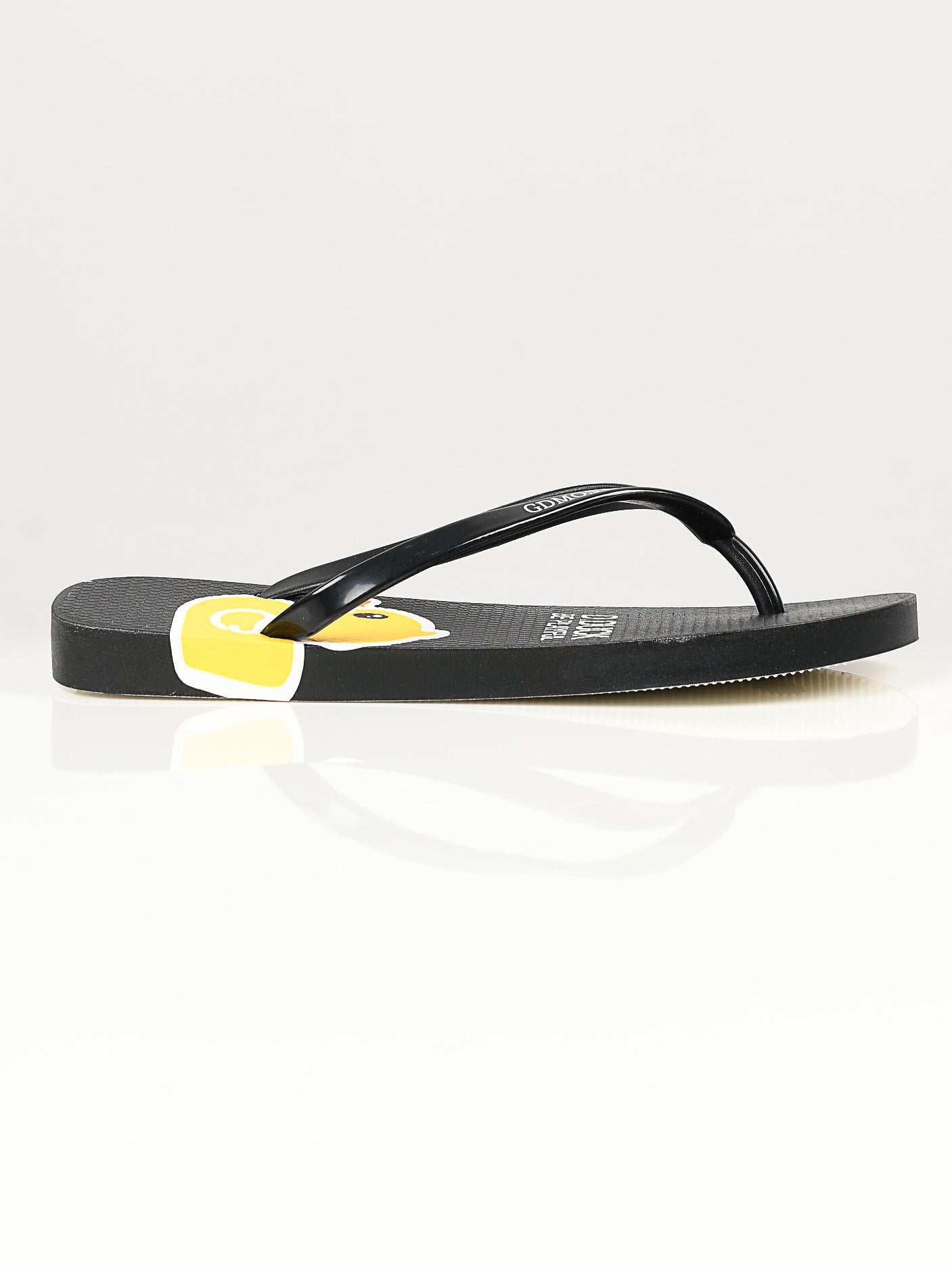 Limelight - Printed Flip Flops - Black