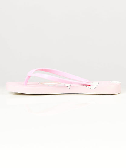 Limelight - Printed Flip Flops - Pink