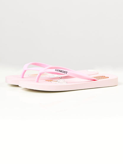 Limelight - Printed Flip Flops - Pink