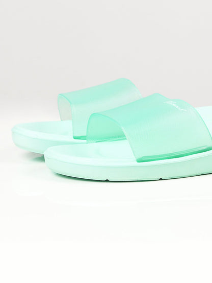 Limelight - Slide Slippers - Sea Green