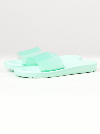 Limelight - Slide Slippers - Sea Green