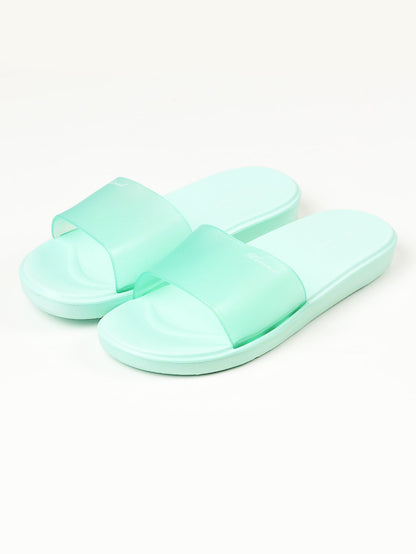 Limelight - Slide Slippers - Sea Green