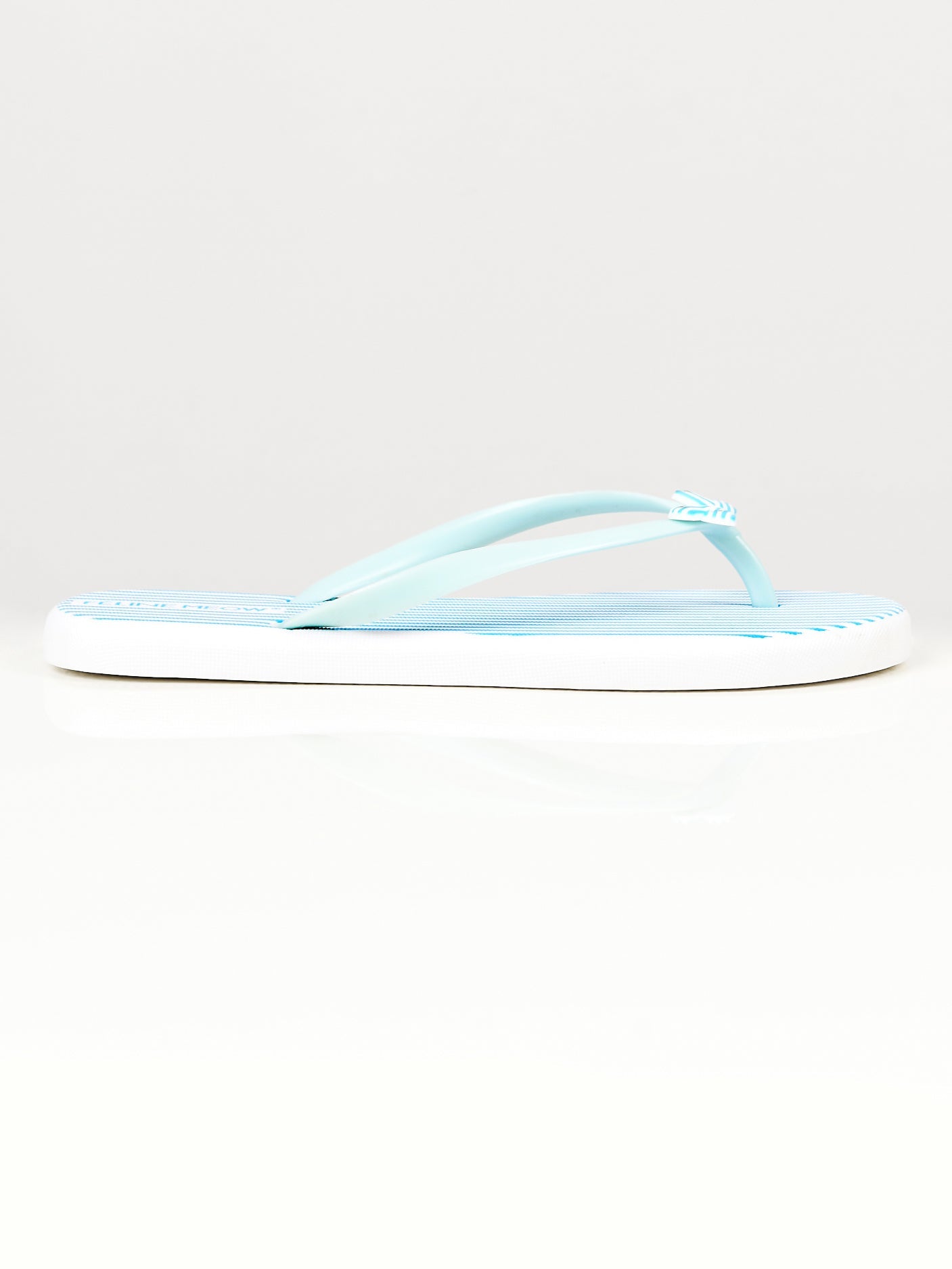 Limelight - Printed Bow Flip Flops - Blue