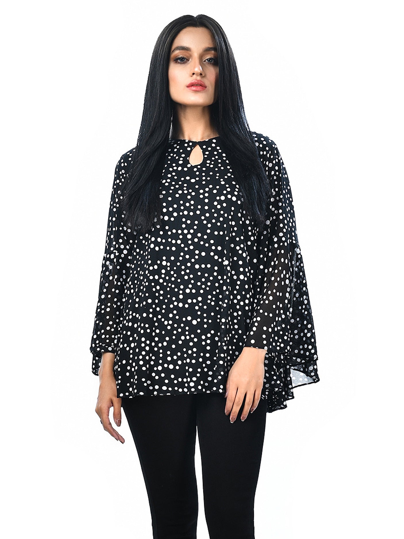 Limelight - Net Polka Dot Top
