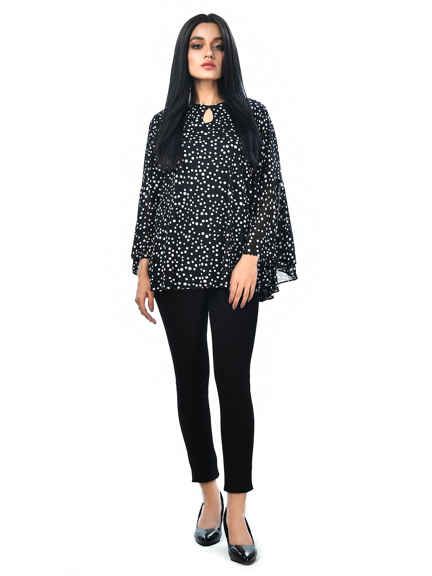 Limelight - Net Polka Dot Top