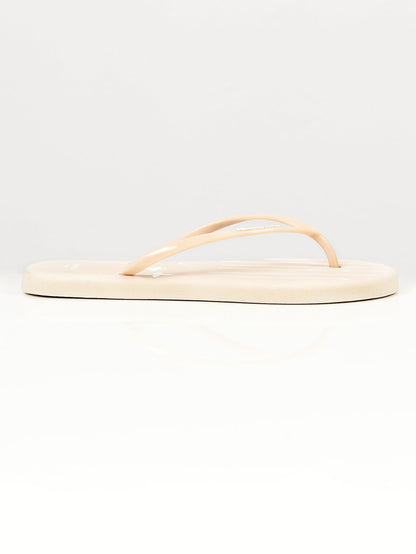 Limelight - Printed Flip Flops - Beige