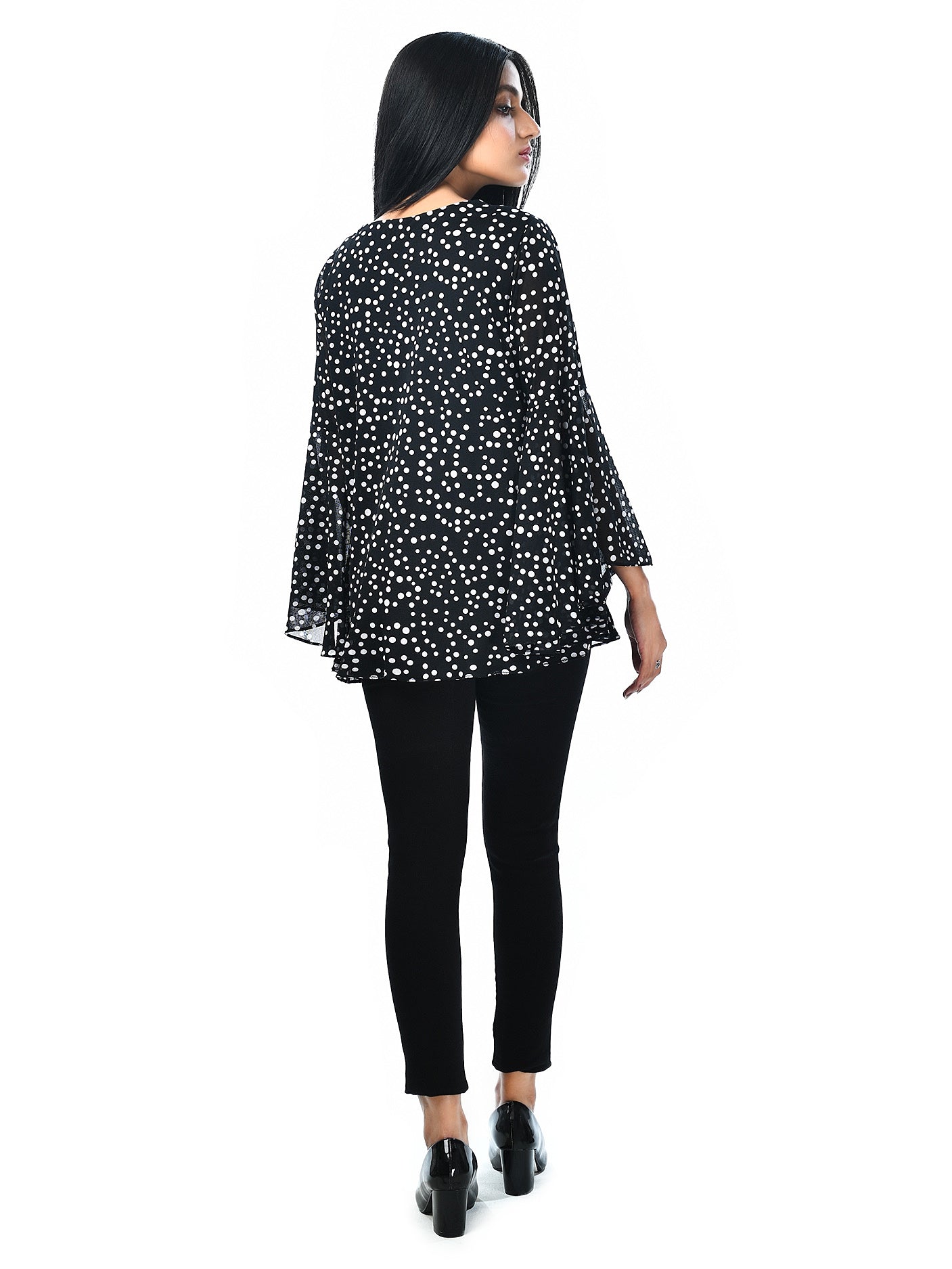 Limelight - Net Polka Dot Top
