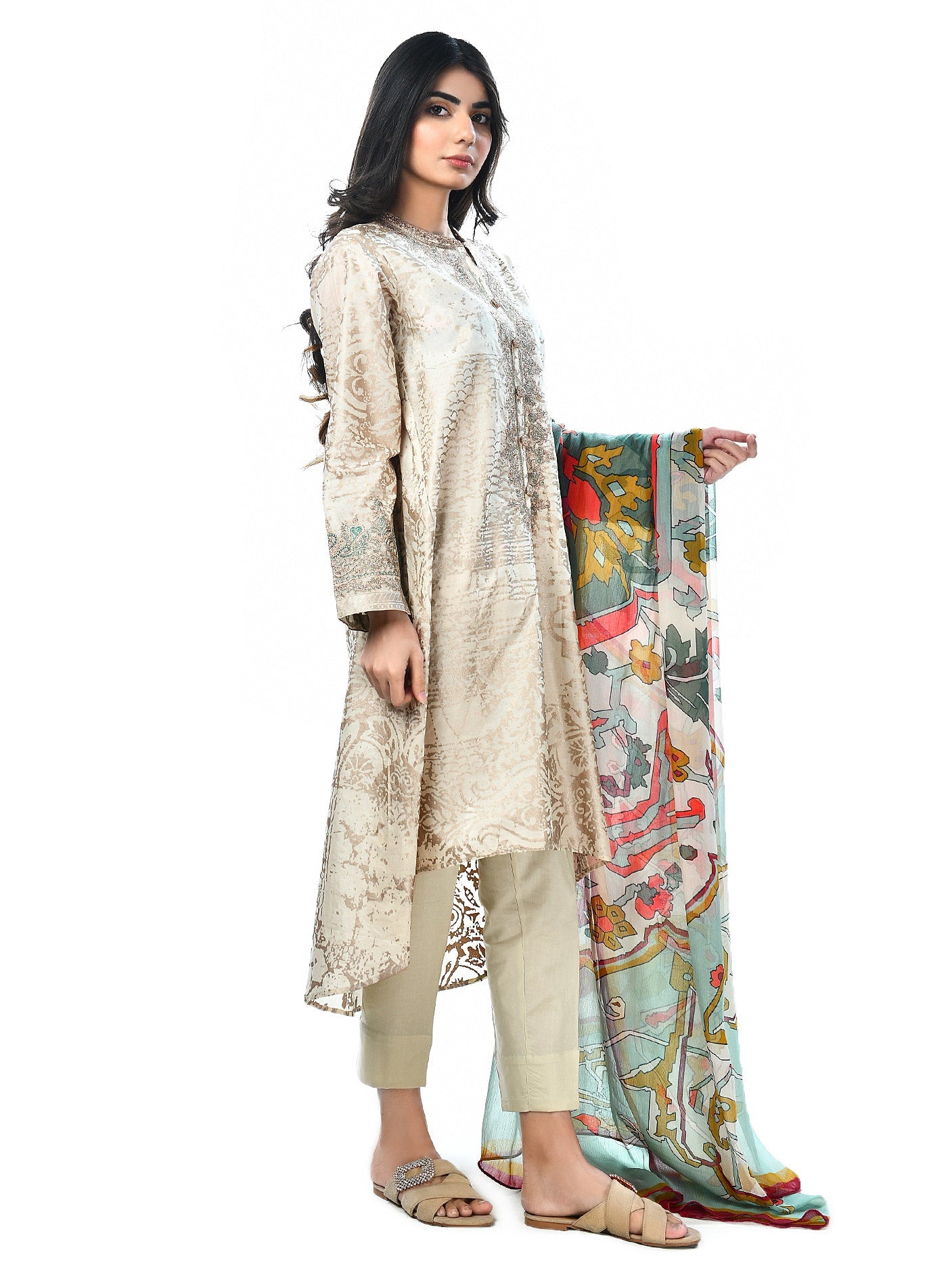 Limelight - Lawn Embroidered Suit