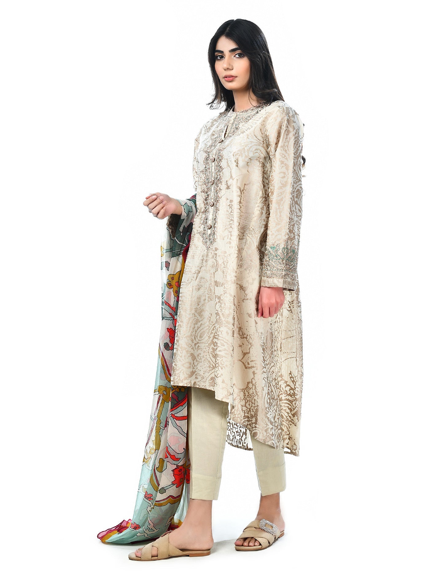 Limelight - Lawn Embroidered Suit