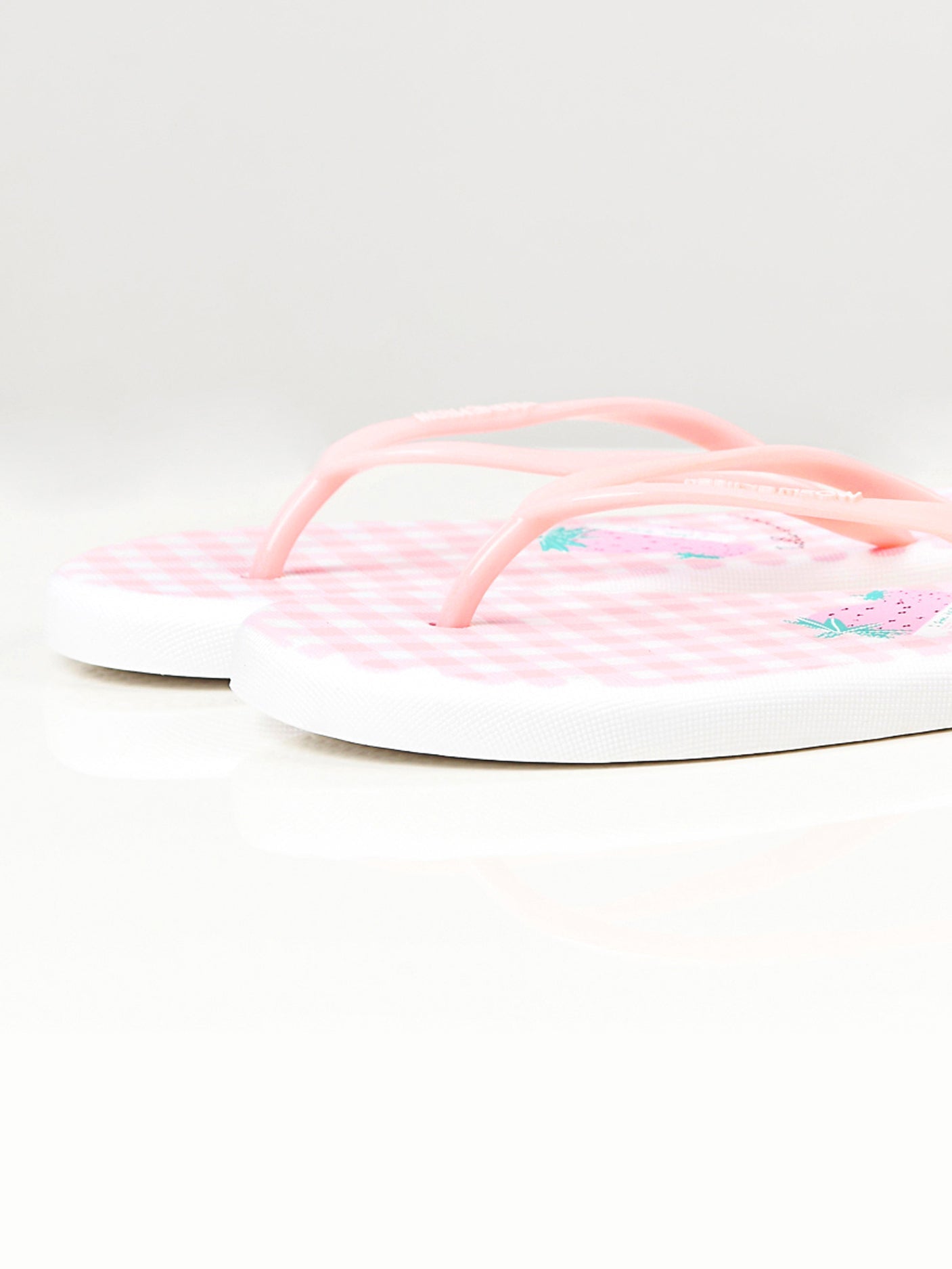 Limelight - Printed Flip Flops - White