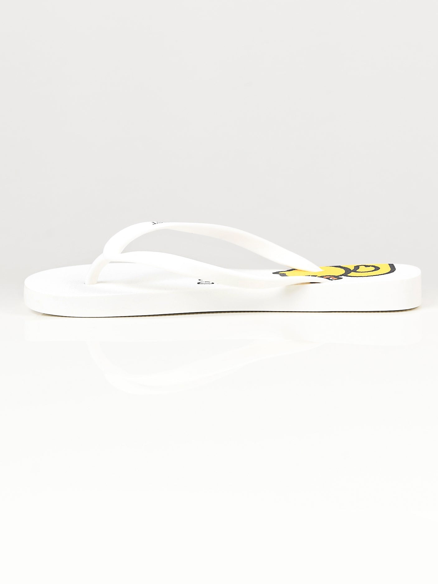 Limelight - Printed Flip Flops - White