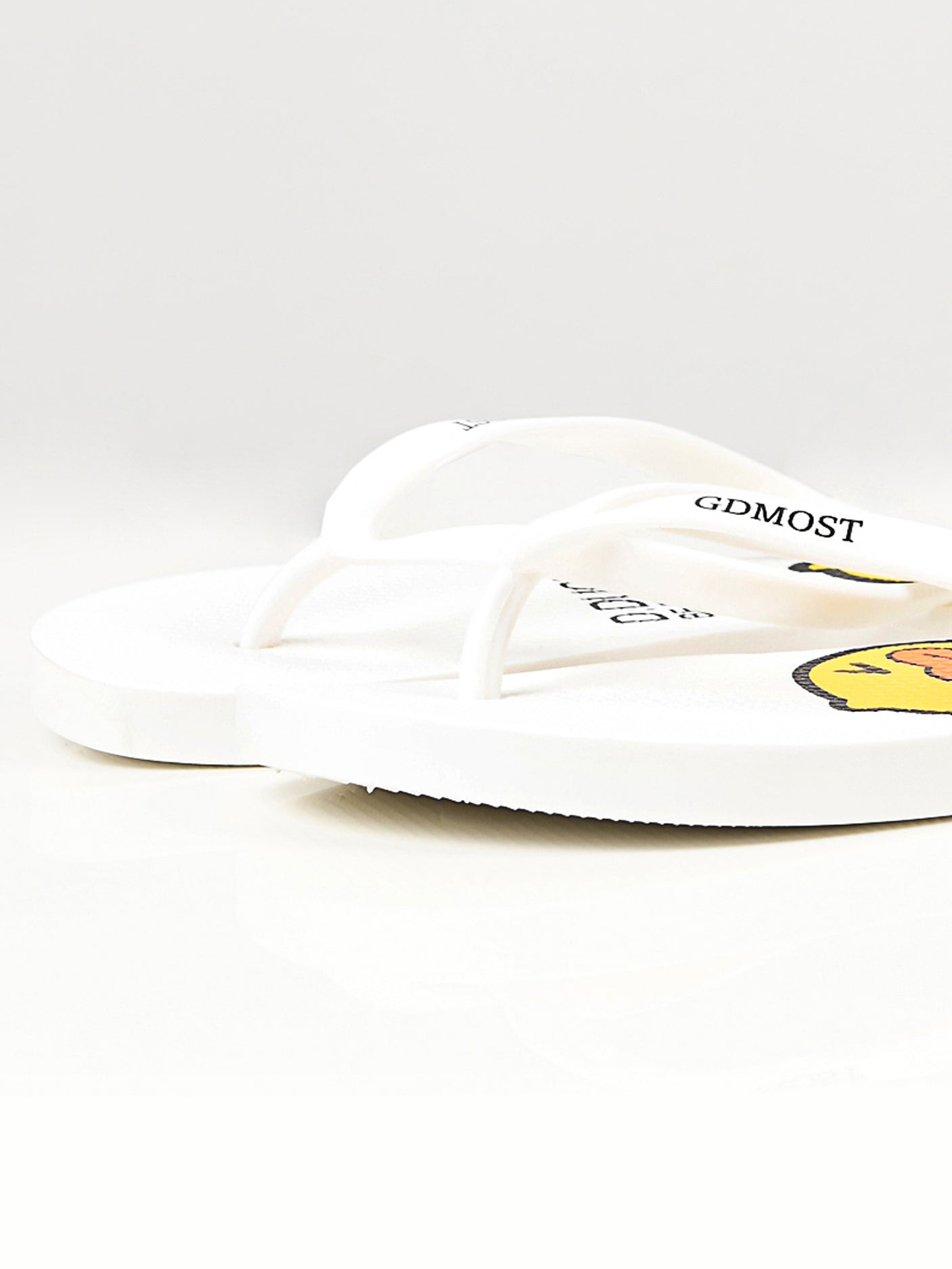 Limelight - Printed Flip Flops - White